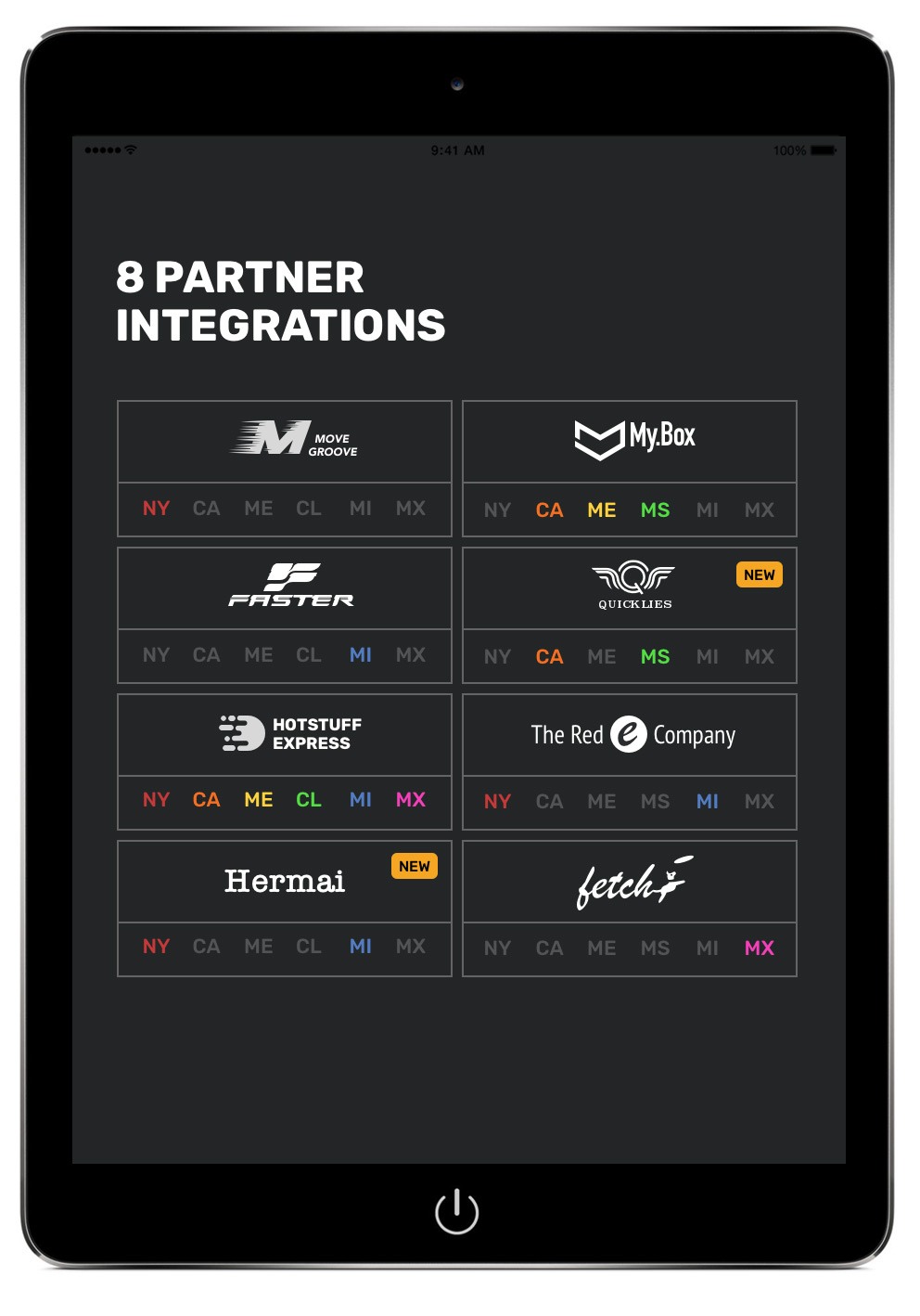 Delivery Data on 3PL Providers and Fleet Integrations