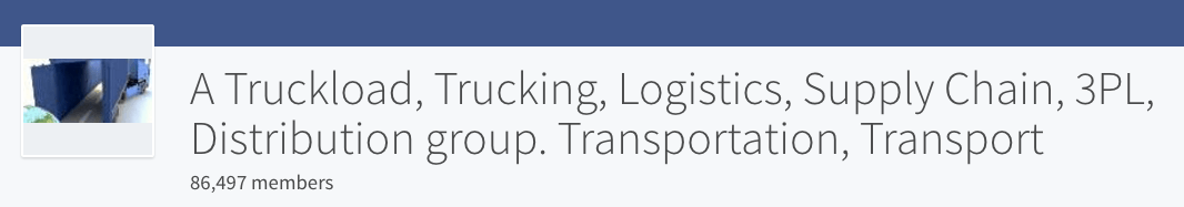 Trucking LinkedIn Group