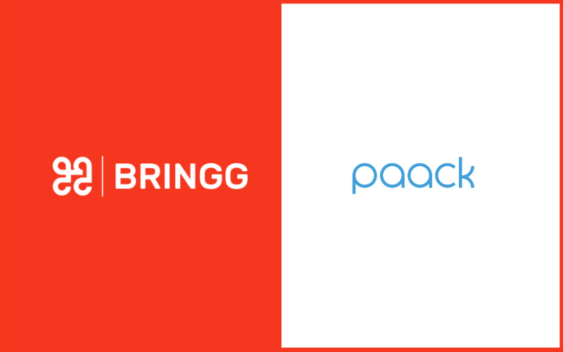 Bringg & Paack logos