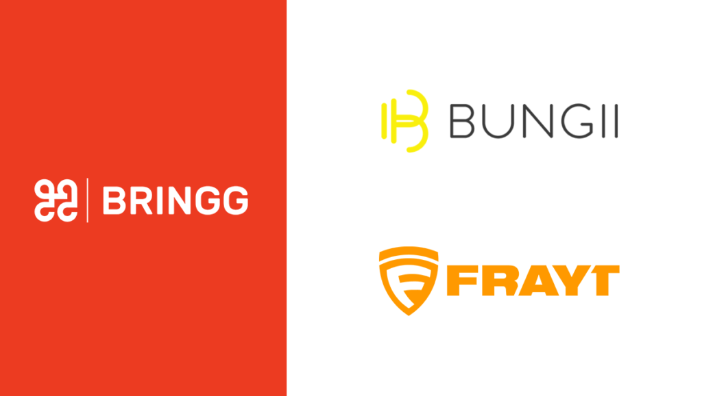 Bringg & Bungii & Frayt logos
