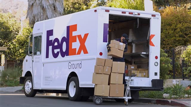 FedEx, a popular shipping carrier