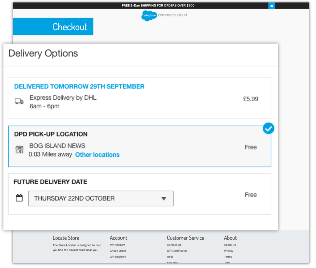 Salesforce estimated delivery dates | Bringg