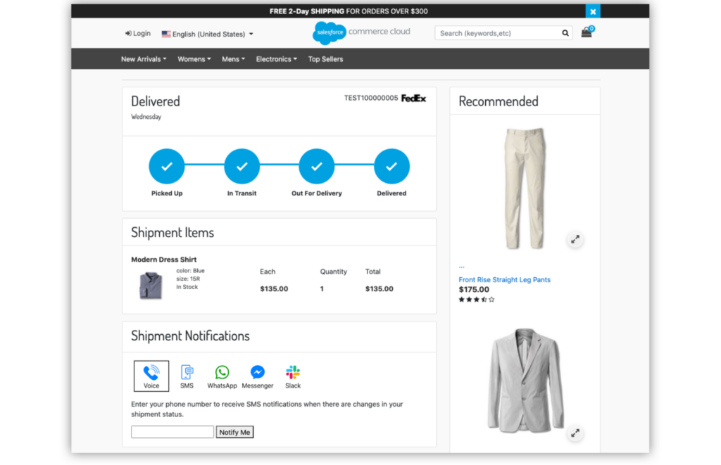 Salesforce shipment and tracking | Bringg